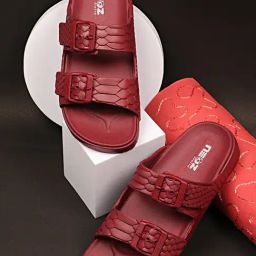 NEOZ Women W COMFY Cranberry CasualSandals-image-35