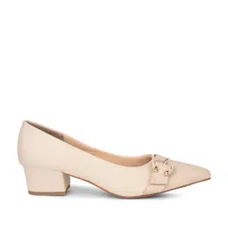 Bata Women's FIVEL PUMP Beige Pump Shoes-picture-25