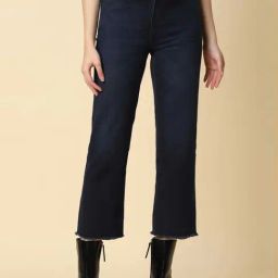 Allen Solly Navy Cotton Mid Rise Jeans-image-63