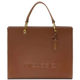 Miraggio Brown Solid Large Tote Handbag-picture-33