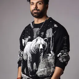 HOP HEAD Men Printed Sweatshirt-image-5
