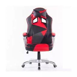 Caddy MISG10 Black & Red PU Leatherette Office Chair-image-38