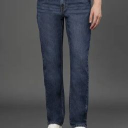Red Tape Dark Blue Classic Straight Fit Denim Jeans For Men-image-44