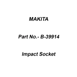 Makita Impact Socket Size 9 mm for 3/8 inch Anvil, Part No B-39914-35