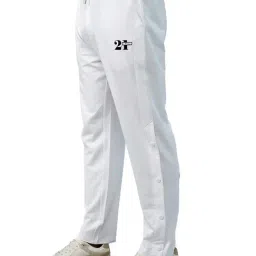 EDRIO White Relaxed Fit Track Pants-picture-47