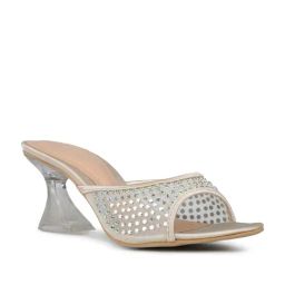 Inc.5 Women's Gold Casual Stilettos-picture-2