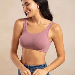 Nykd Mauve Soft Cup Easy-Peasy Non Wired Non Padded Everyday Bra image 1