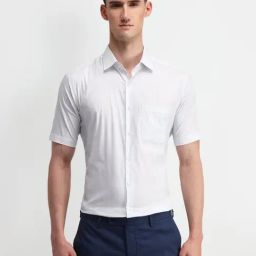 Arrow White Cotton Regular Fit Striped Shirt-picture-41