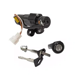 Deutsche Ignition Lock Kit for Bajaj XCD-125, XCD-135 DTS-I, Discover 100, Discover 125T Consisting of Ignition Cum Steering Lock, Petrol Tank Lid Lock & Tool Box Lock, DEUS-0436F image 2