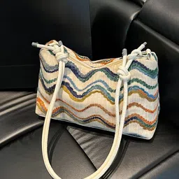 StyleCast x Revolte Ethnic Motifs Printed Structured Sling Bag-3