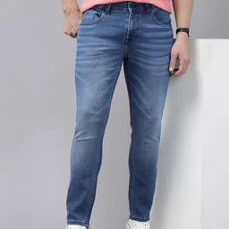 SPYKAR Men Kano Slim Fit Light Fade Stretchable Jeans-picture-1