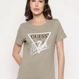 GUESS Women Printed Extended Sleeves T-shirt-image-76