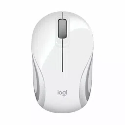 Logitech M187 White Wireless Ultra Portable Mouse-1
