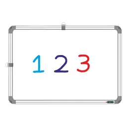 YAJNAS 30.48 x 45.72 cm (1x1.5 Feet) White and Green Non Magnetic Whiteboard-24