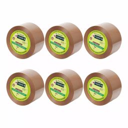 YAJNAS 2 inch 200 m Brown BOPP Tape (Pack 6)-image-43