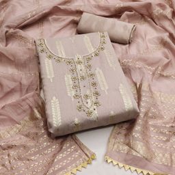 Rangtulika Ethnics Embroidered Unstitched Dress Material-picture-22