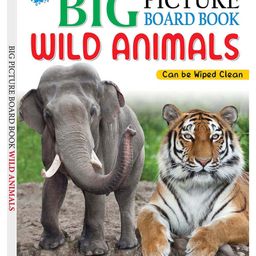 Wild Animals Wipe and Clean Picture Board Book - English-image-5