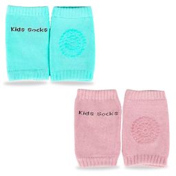 Chinmay Kids Knee Pads for Baby, Anti-Slip Padded Stretchable Elastic Cotton Soft Comfortable Baby Knee Pads Soft Mesh Breathable, Elbow Cushion Pad Pack of 2 Green, Pink-image-96