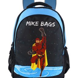 Mike Bags Junior Backpack Super Hero Theme Blue - Height 18 Inches-image-89