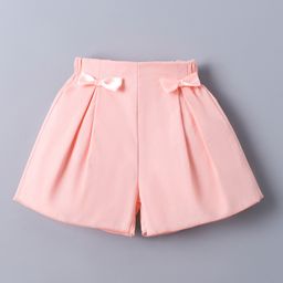 Mark & Mia Cotton Shorts with Bow Appliques - Pink-image-103