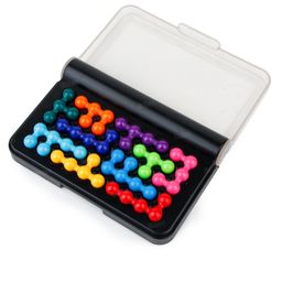 Fiddlerz IQ Games Brain Puzzle Game for Kids Compact Travel Game Puzzle with 120 challenges Fun Logic Toy Perfect for 3+ Age-0