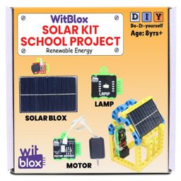 WitBlox Solar Kit for KidsSTEM Renewable Energy Science Project Kit | DIY Solar Power Kit| School Project| Educational Renewable Energy Science Project Kit-13