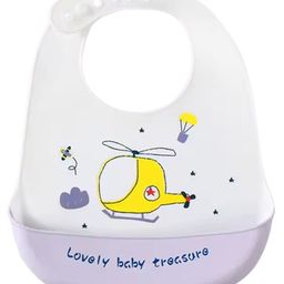 Chinmay Kids Light Weight, Waterproof, Easy-Wipe Unisex Silicone Baby Bib for Feeding & Weaning-image-84