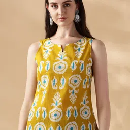 Anouk Print Ethnic Cotton Crop Top-image-62