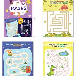 pegasus Colour by Numbers Mazes Look & Find Spot the Difference - Set of 4 Activity Books image 2