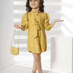 Peppermint Girls Shirt Dress Comes with a belt-image-14