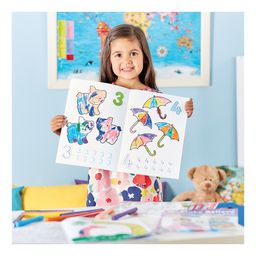 Orchard Toys Set of 2 Outer Space and 1 to 20 Sticker Colouring Books - English image 5