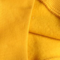 Lazy Bones Fleece Knit Full Sleeves Sweatshirt With Text Print - Yellow image 5