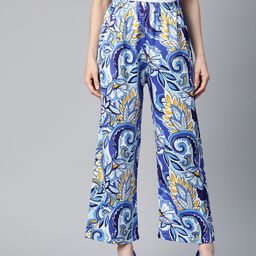 plusS Floral Printed Palazzos-45