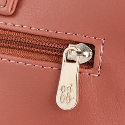 Baggit Red Solid Structured Shoulder Bag image 5