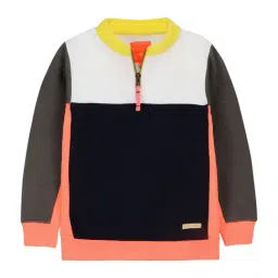 Cherry Crumble By Nitt Hyman Kids Multicolor Color Block Pattern Sweatshirt-image-68