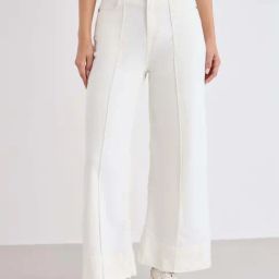 Styli White Cotton Regular Fit Jeans-image-43