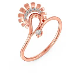 Joyalukkas 18k Rose Gold & Diamond Ring for Women-picture-26