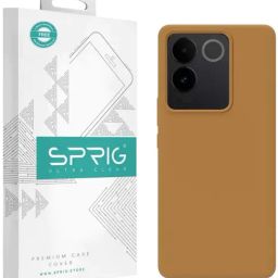 Sprig Back Cover for IQOO Z7 Pro (Brown)-image-49