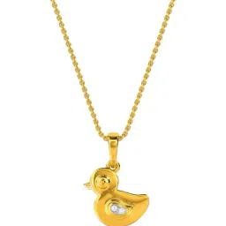 Kisna Diamond & Gold Jewellery 18k Little Bird Pendant-image-11