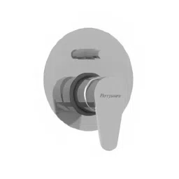 Parryware Uno Bottom Lever 2 Way Diverter with Concealed Chrome, T5085A1+G4887A1 (Pack of 2 Piece) image 2