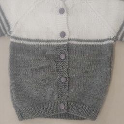 Cute Collection Knitted Woolen Sweater with Cap & Pair of Socks image 2