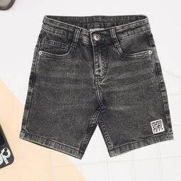 Pantaloons Junior Boys Washed Mid-Rise Regular Fit Denim Shorts-image-80