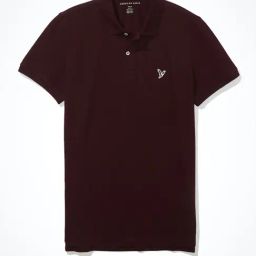 American Eagle Wine Polo T-Shirt-picture-6