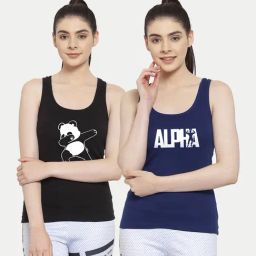Friskers Multicolor Printed Camisole (Pack Of 2)-image-66