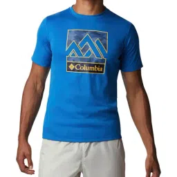 Columbia Men Blue Zero Rules Short Sleeve Graphic T-Shirt-image-66