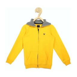 Allen Solly Junior Yellow Cotton Hoodie-picture-11