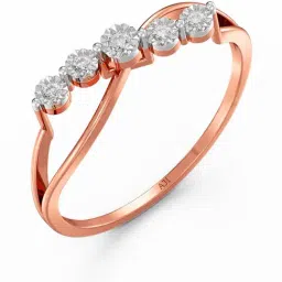 Joyalukkas 18k Rose Gold & Diamond Ring for Women-picture-9