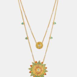 Shaya 925 Silver Gold Plated The Shaadi Diaries Roka Rishta Necklace-picture-45