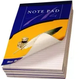 Sukesh Craft Ruled Writing Pad Pack of 10 Pcs 50 Sheets Per Pad Size 11.75x8.2 Inch-41