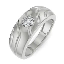 EMORI White Gold Tuscan Diamond Ring for Him-image-47